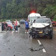 Reportan fuerte accidente en Mosquera, Cundinamarca, que afecta el plan retorno a Bogotá este 20 de abril y dejó una persona lesionada.