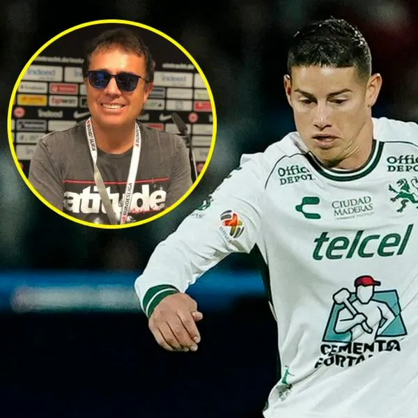 James Rodríguez: video molestia tras expulsión con León, según César A. Londoño
