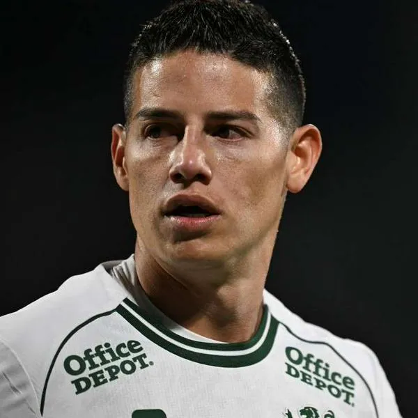 Foto de James Rodríguez, en nota de que James Rodríguez en León, México: critican nivel paupérrimo y actitud deplorable
