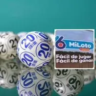 Foto de balotas y Miloto, en nota de que Miloto, resultados de lunes 21 de abril de 2025, números de último sorteo, 314