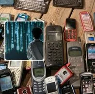 Foto de Nokia y persona con datos, en nota de cuál fue primer celular con Internet en Colombia: Nokia muy similar al de Matrix