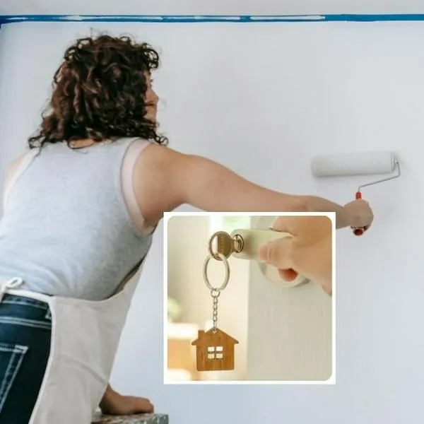 Foto de pintura y arriendo, en nota de cuándo es obligación de inquilino pintar inmueble al acabar arriendo en Colombia