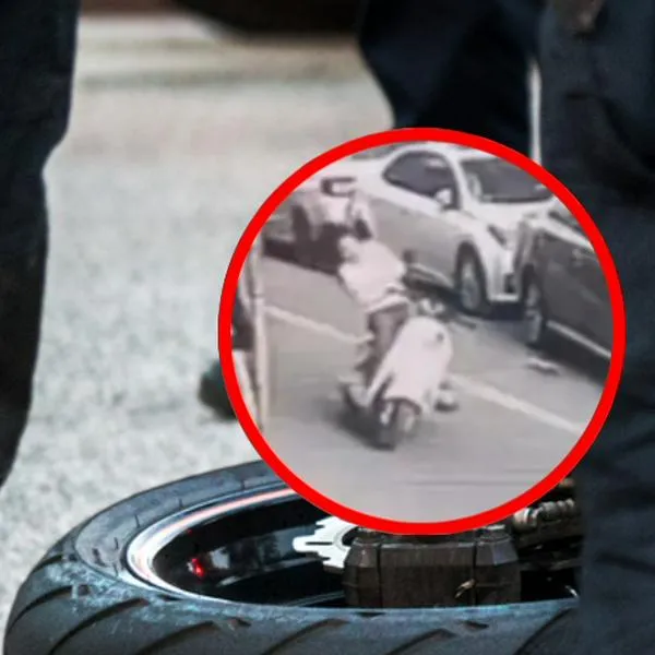 A mujer le cayó ladrillo en la cabeza y murió mientras daba un paseo en moto