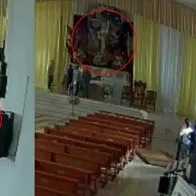Hombre derribó las puertas de la iglesia y profanó el altar de Jesús 