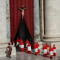 Cardenales en el Vaticano
