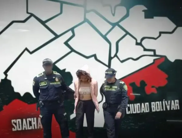 Cayó alias 'La flaca' en estación de Transmilenio; era parte de banda criminal