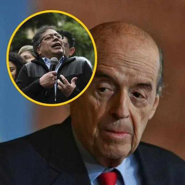 Álvaro Leyva y Gustavo Petro
