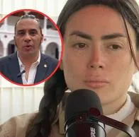 Daneidy Barrera y abogado Francisco Bernate
