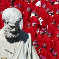 Cardenales en el funeral del papa Francisco