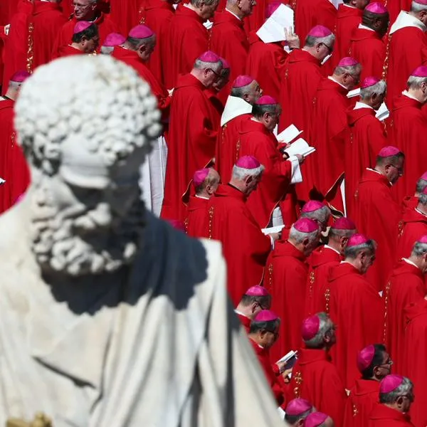 Cardenales en el funeral del papa Francisco