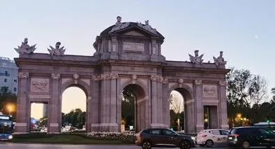 Puerta de Alcalá, en Madrid