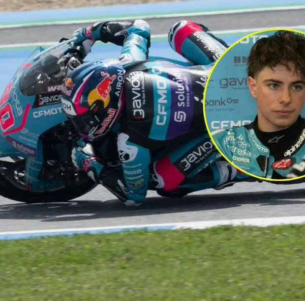 David Alonso se accidentó en Moto 2