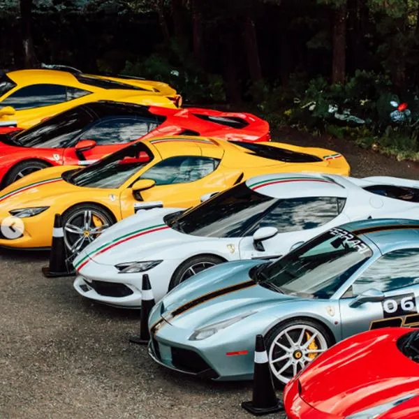 Caravana de Ferraris por la avenida Las Palmas en Medellín: esto hay detrás