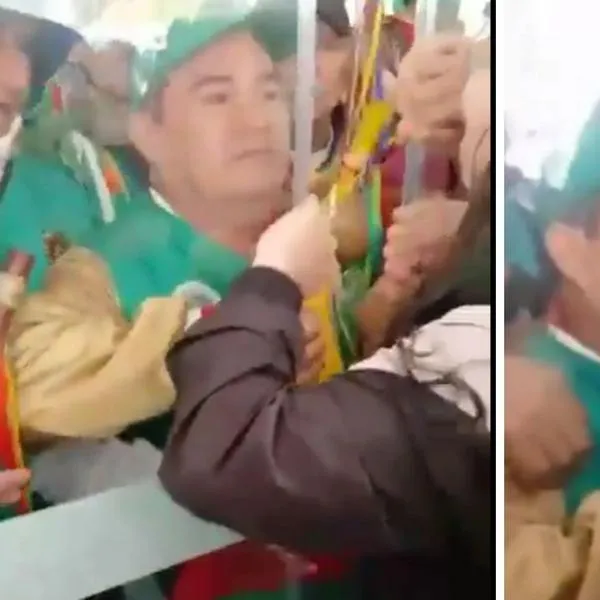 Pelea entre estudiantes de la Nacional e indígenas por entrada a la sede
