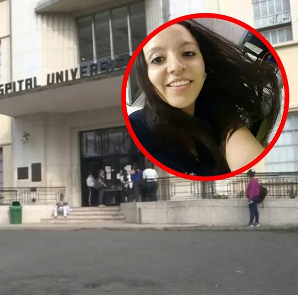 Joven médica murió cuando le cayó una mujer encima.