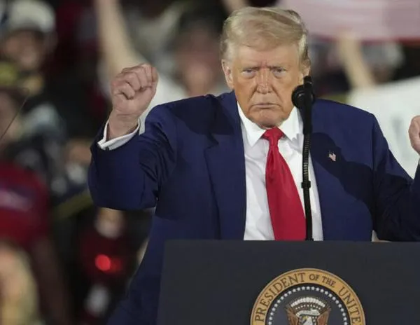 ‘Esto no ha hecho más que empezar’, advierte Trump en la celebración de sus primeros 100 días de mandato