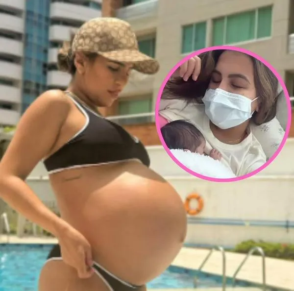 Lily Díaz, hija de Diomedes, tuvo a sus mellizos; su esposo no aparece