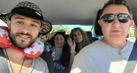 Alejandro Samper (hijo), Glitza Daniela Samper (hija), Glitza Maria Caicedo (madre) y Daniel Samper (padre). Los tres últimos mencionados murieron en un atropellamiento masivo en Vancouver, Canadá