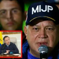 Diosdado cabello le tiró a Petro y negó vínculos del Eln con Venezuela