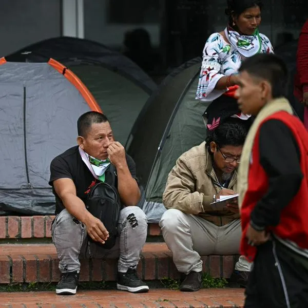 Indígenas abandonaron Universidad Nacional luego de marchas de este jueves