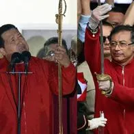 Hugo Chávez y Gustavo Petro