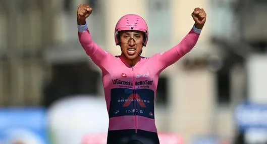 Egan Bernal en el Giro de Italia