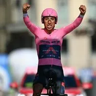 Egan Bernal en el Giro de Italia