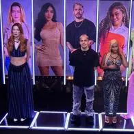 Placa de nominados de 'La casa de los famosos'