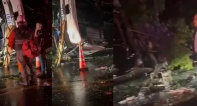Tres personas muertas y 15 heridas deja  el volcamiento de un bus en el Tolima 