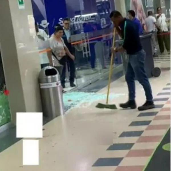 Así quedó el centro comercial Metropolitano de Barranquilla, luego de una balacera