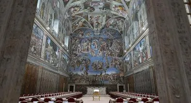 Capilla Sixtina antes del cónclave
