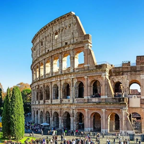 Accidente en el Coliseo romano