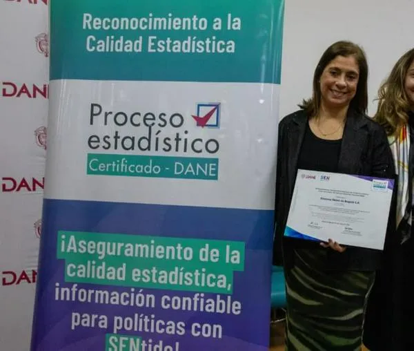 Empresa Metro de Bogotá recibió Certificación de Calidad Estadística del DANE 