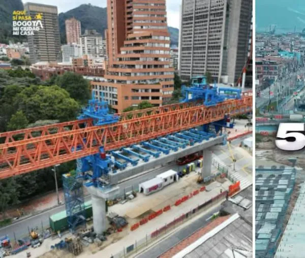 Obras de la Línea 1 del Metro de Bogotá llegaron a 53,58 % de avance en abril 