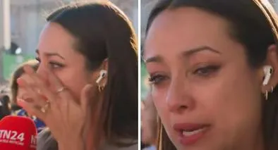 Mónica Jaramillo salió llorando en vivo en RCN por la elección del nuevo papa