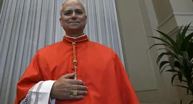 Newly elevated cardinal, US prefect of the Dicastery for Bishops Robert Francis Prevost attends a courtesy visit of relatives following a consistory for the creation of 21 new cardinals in The Vatican on September 30, 2023. Pope Francis elevates 21 clergymen from all corners of the world to the rank of cardinal -- most of whom may one day cast ballots to elect his successor. (Photo by Tiziana FABI / AFP)