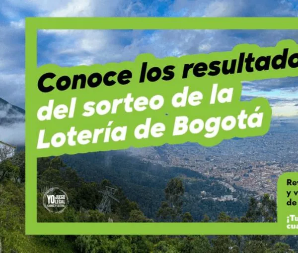 Lotería de Bogotá: conoce aquí resultados del último sorteo jueves 8 de mayo 