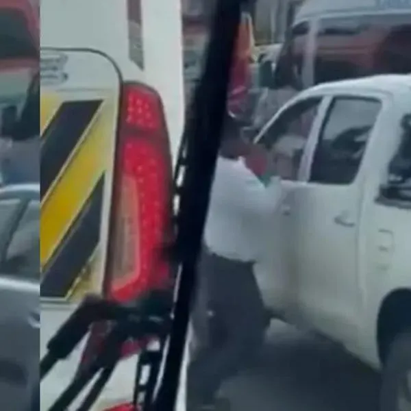 Bogotá: ladrones que roban en la autopista Norte durante los trancones