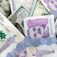 Pesos colombianos y dólares