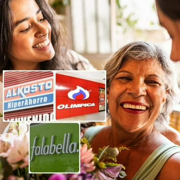 Foto de madres y supermercados, en nota de descuentos por Día de la Madre hasta de 52 % en Alkosto, Falabella y Olímpica