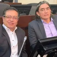 El presidente Gustavo Petro regañó Gustavo Bolívar por hablar en evento público en Tibú, pese a estar interesado en ser candidato presidencial.