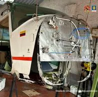 Sorpresa por el hallazgo de una avioneta modificada en Chía, Cundinamarca. La iban a cargar de cocaína para Venezuela. 