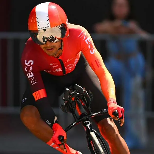 Foto de Brandon Rivera, en nota de Colombia en etapa 3 de Giro de Italia 2025 con Brandon Rivera, cuarto: qué pasó