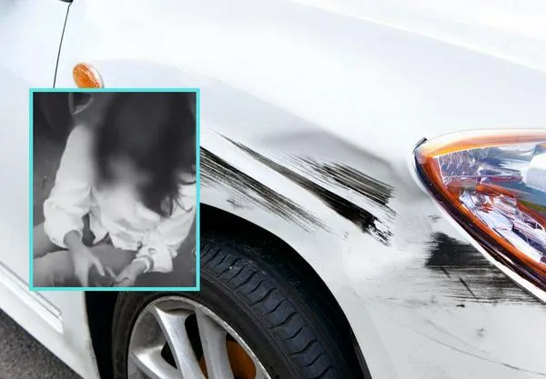 Mujer terminó atropellada por su propio carro: olvidó poner freno de mano