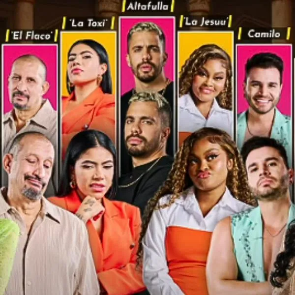 Participantes de 'La casa de los famosos' / Instagram: @lacasadelosfamososcolombia1