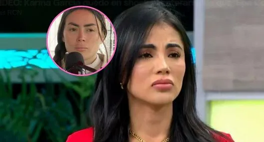 Momento en el que Karina García se entera que 'Epa Colombia' está en prisión