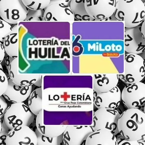 Foto de balotas y de Miloto, Lotería Cruz Roja y Lotería de Huila, en nota de Miloto, Lotería Cruz Roja y Lotería de Huila, resultados martes 13 de mayo 2025