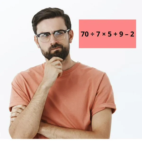 ¿Cuánto es 70 ÷ 7 × 5 + 9 – 2? IA resuelve acertijo en segundos, pero humanos no