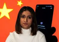 Laura Sarabia no pudo hacer videollamado por problema en China.