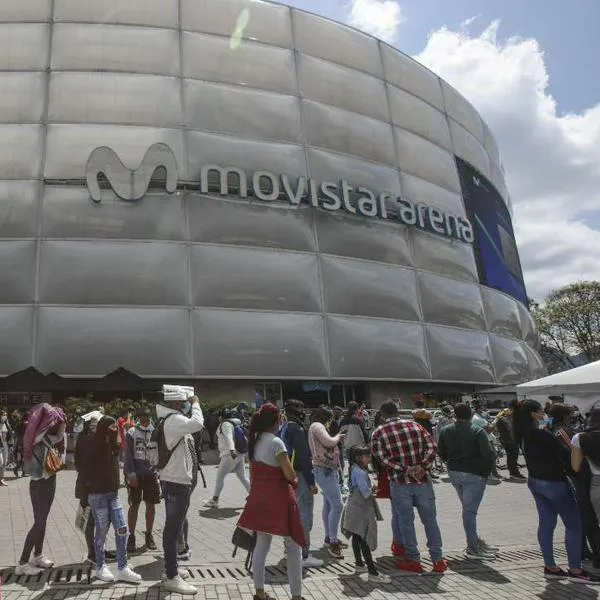 Foto de Movistar Arena Bogotá, en nota de que Movistar Arena Bogotá regala celulares en conciertos de 2025: cómo llevarse uno